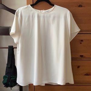 Uniqlo NWT Drapey Blouse Size L